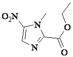 Ethyl methyl nitroimidazole carboxylate