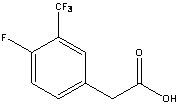Fluoro (trifluoromethyl) phenyl acetic acid