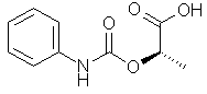 Phenylamino carbonyloxyl propionic acid